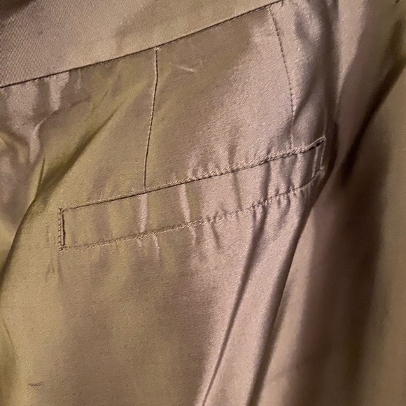 👖👖👖INC from Macy’s 100% Silk Golden Bronze Trousers Size 10 - Picture 5 of 8